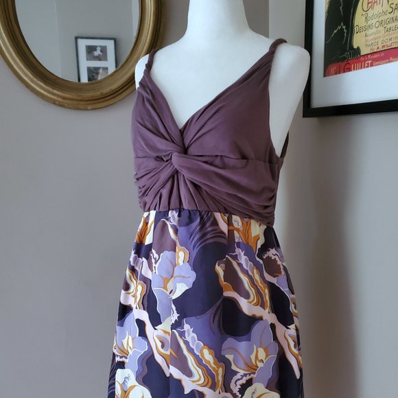 Anthropologie Lilka Silk Twist Detail Dress Medium - Picture 5 of 16
